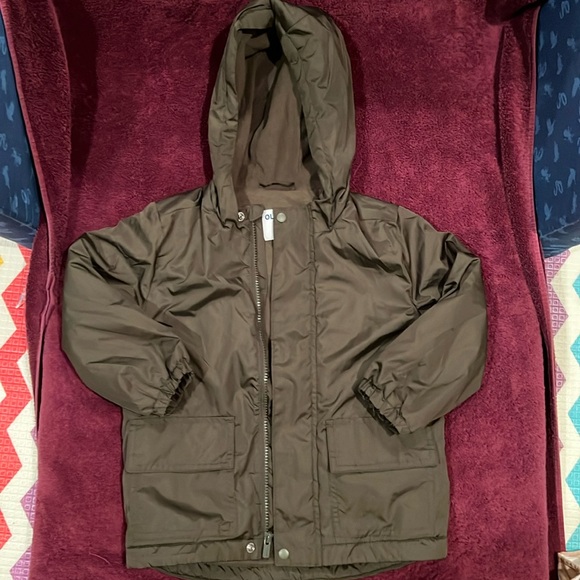 Old Navy Other - OLD NAVY WATER RESISTANT DARK GREEN JACKET TODDLER BOY 4T